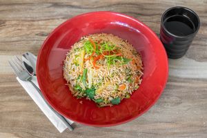nepalese spiced fried rice at Momo Central in Melbourne