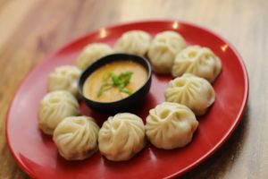 Vegan Steamed MOMO with special achar at Momo Central in Melbourne