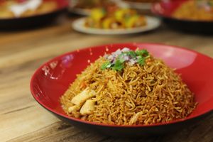 Vegan Aromatic Fried Rice at Momo Central in Melbourne