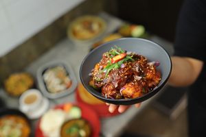 Vegan CHiLLI MOMO at Momo Central in Melbourne