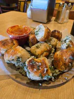 vegan knots at Pizza Mia in Newburgh