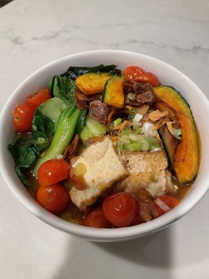 Triple tomato ramen at The Yasai - Little Italy in San Diego