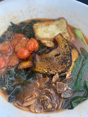 Triple tomato ramen  at The Yasai - Little Italy in San Diego