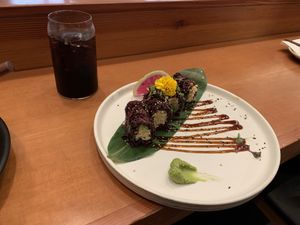 No-spicy tuna roll at The Yasai - Little Italy in San Diego