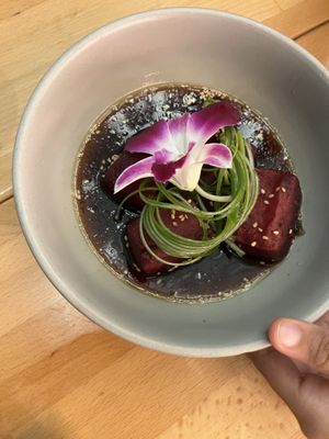 agedashi tofu  at The Yasai - Little Italy in San Diego
