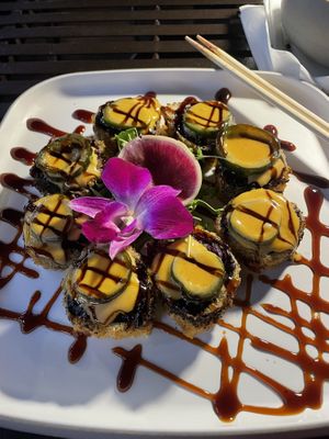 Stressed out roll  at The Yasai - Little Italy in San Diego