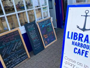 We dont just sell food... at The Library Harbour Cafe in Weymouth