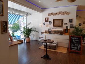 Interior at Gelateria Bongusto in St Gallen