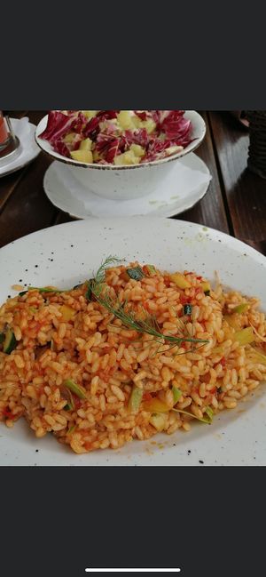 Risotto with vegetables  at Pomaranča in Ptuj