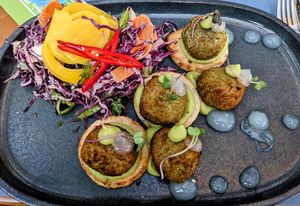 Falafel at Oniro By The Sea in Paphos