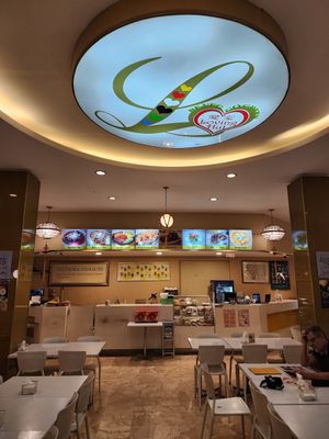 Interior at Loving Hut in Surabaya