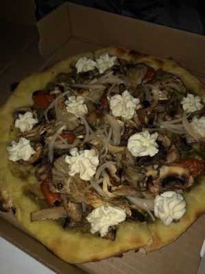 Florence, gf very good at Pizzeria Du in Toronto