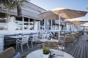 terrace at Zeezicht in Castricum