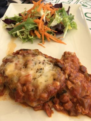 Lasaña de soja at Pizzeria Giuseppe in Calafell