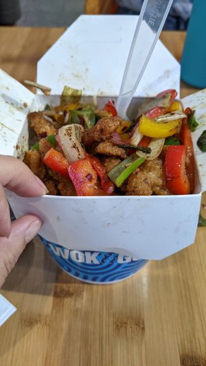 Chicken. Not tofu. CHICKEN. at Wok&Go in Hull
