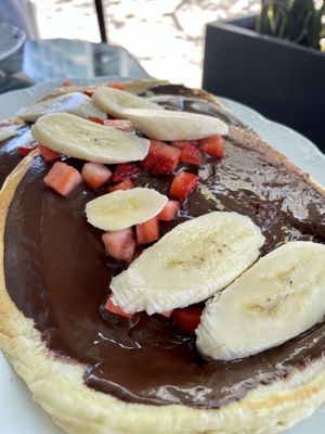 Nutella pancakes  at Civico by The Park in San Diego