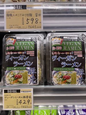 Vegan ramen   at Bioral in Osaka