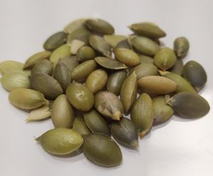 Roasted pumkin seed at Gramm in Cuenca