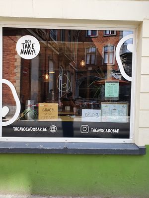 front at The Avocado Bar in Leuven