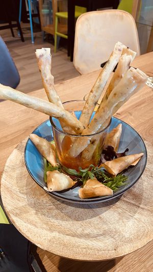 Vegan fingerfoos (asian)  at Vegan Options Foodbar in Heppen