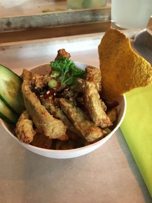 Entree 2 of the discovery menu at Vegan Options Foodbar in Heppen