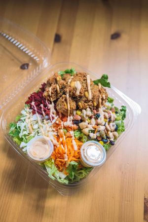 50g Protein Salad at Frescura Vegan Kitchen in Bayamon