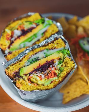 Fresco Veggie Sandwich at Frescura Vegan Kitchen in Bayamon