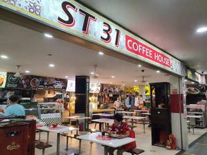 Inside ST 31 coffee house at Jia Jia Vegetarian 佳佳素食 - Simei in East Singapore
