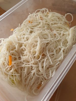 White mee hoon ~ Circuit Breaker Period Phrase 2 at Jia Jia Vegetarian 佳佳素食 - Simei in East Singapore