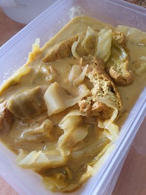 Curry vege ~ Circuit Breaker Period Phrase 2 at Jia Jia Vegetarian 佳佳素食 - Simei in East Singapore