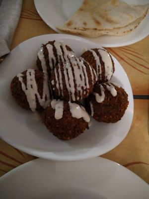 Falafel at I Nazareni in Brescia