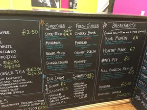 Great menu at The Anti-Social Food Co in Bideford