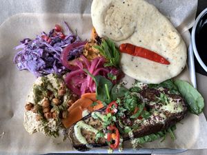 Vegan salad yummy  at Brother Hubbard - South in Dublin