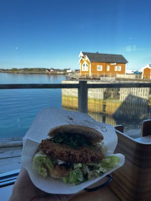   at Anita's Sjømat in Reine