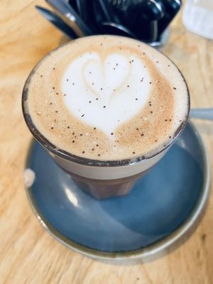 Pumpkin spice latte  at Kitchen Paris in Paris