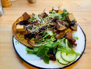 Matt’s vegan pancakes 👌🏼  at Kitchen Paris in Paris