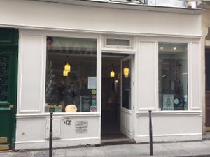 Outside of restaurant at Kitchen Paris in Paris