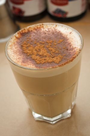 chai latte at Kitchen Paris in Paris