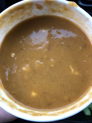 Corn tortilla soup  at True Food Kitchen in Kansas City