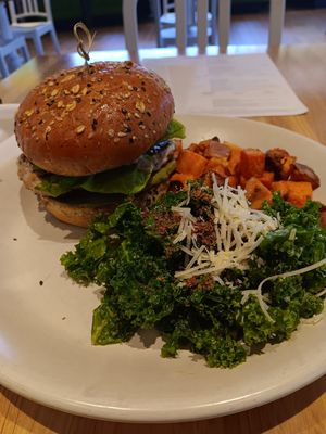 Turkey burger. at True Food Kitchen in Kansas City