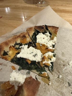 Butternut squash pizza - so good!   at True Food Kitchen in Kansas City