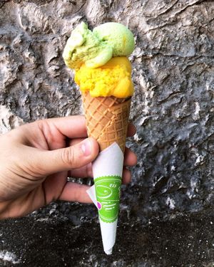 vegan sorbet at Ice Caffè Vili in Krk