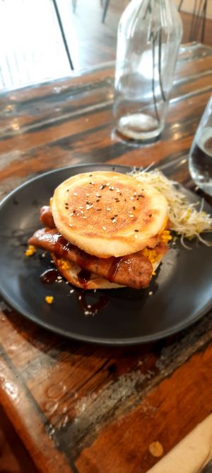 Sausage & Egg Muffin at Folium Cafe in Dudley