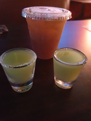 Walter White Shots and Mad Hatters Special Brew  at Mad Hatters Ethnobotanical Kava Bar in St Petersburg