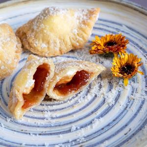 Guava Empanadas at Arepas en Bici in San Francisco
