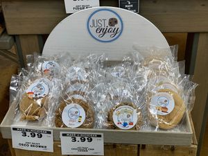 Cookies from Just Enjoy Bakery in Grand Rapids at Fresh Thyme Farmers Market in Portage