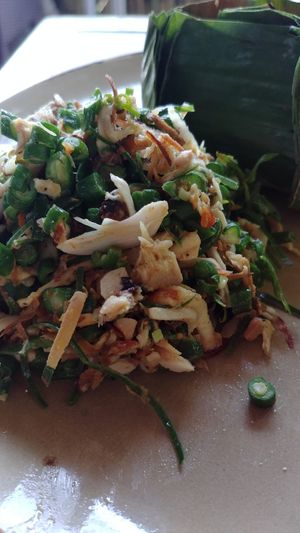 Part of the tempe goreng at KEMULAN Kitchen & Culture in Ubud