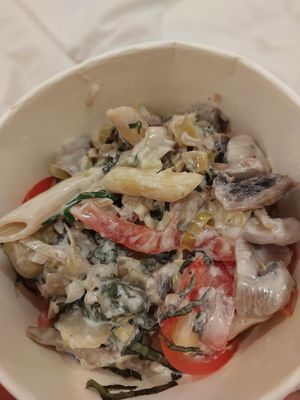 Penne Cream Sauce at KEMULAN Kitchen & Culture in Ubud