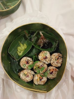 Tofu Tempe Sushi at KEMULAN Kitchen & Culture in Ubud