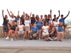 BioMania Team always happy to provide you the best experience in our restaurants. at BioMania Bistro Bol in Bol